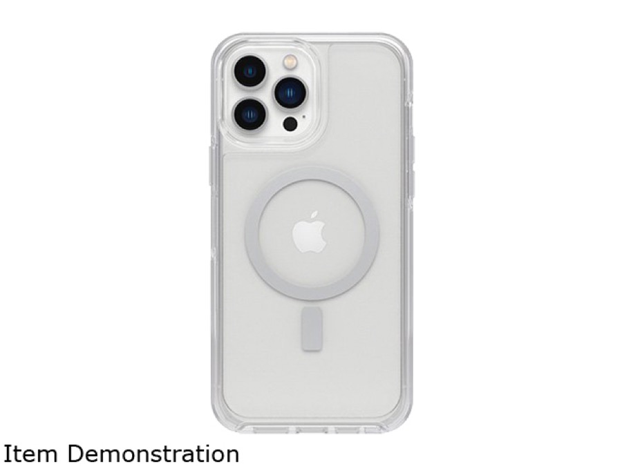 OtterBox Symmetry Series+ Clear Antimicrobial Case for MagSafe Clear Case for iPhone 13 Pro Max 77-83662